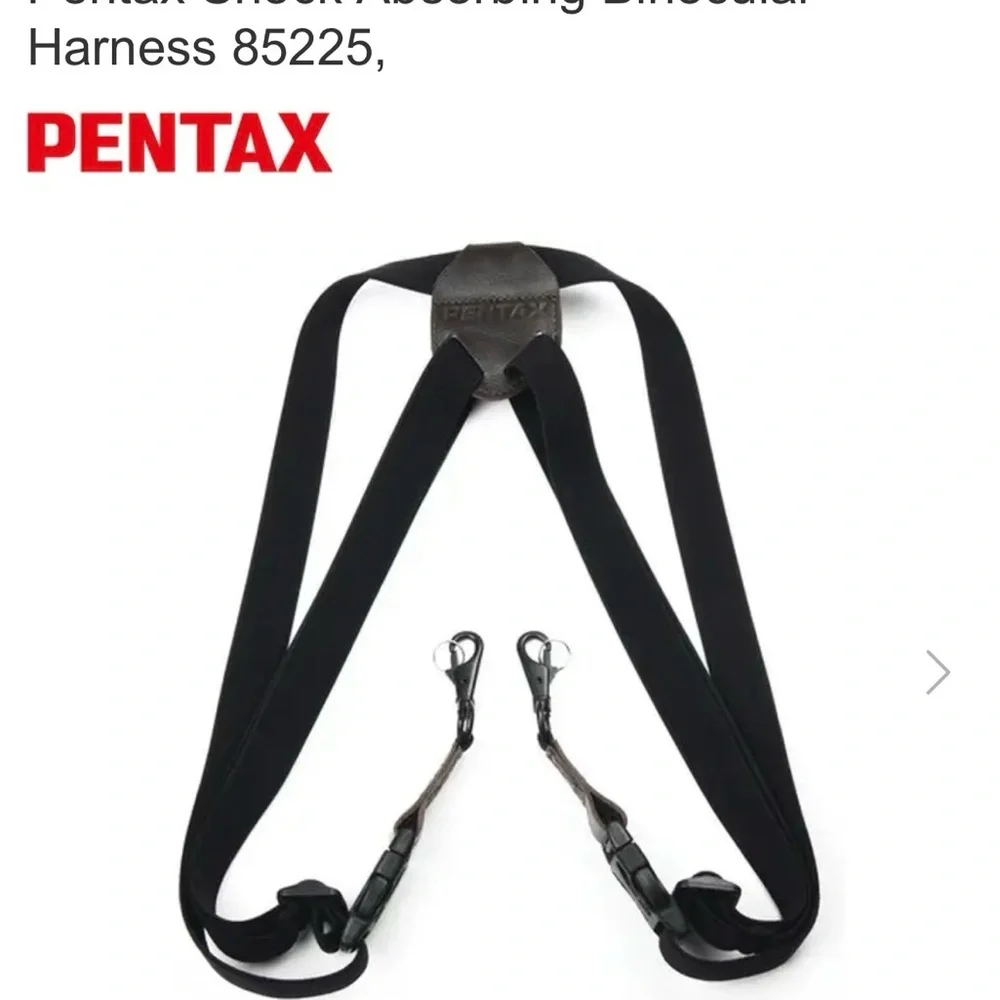 NEW Pentax Shock Absorbing Binocular Harness 85225 Black